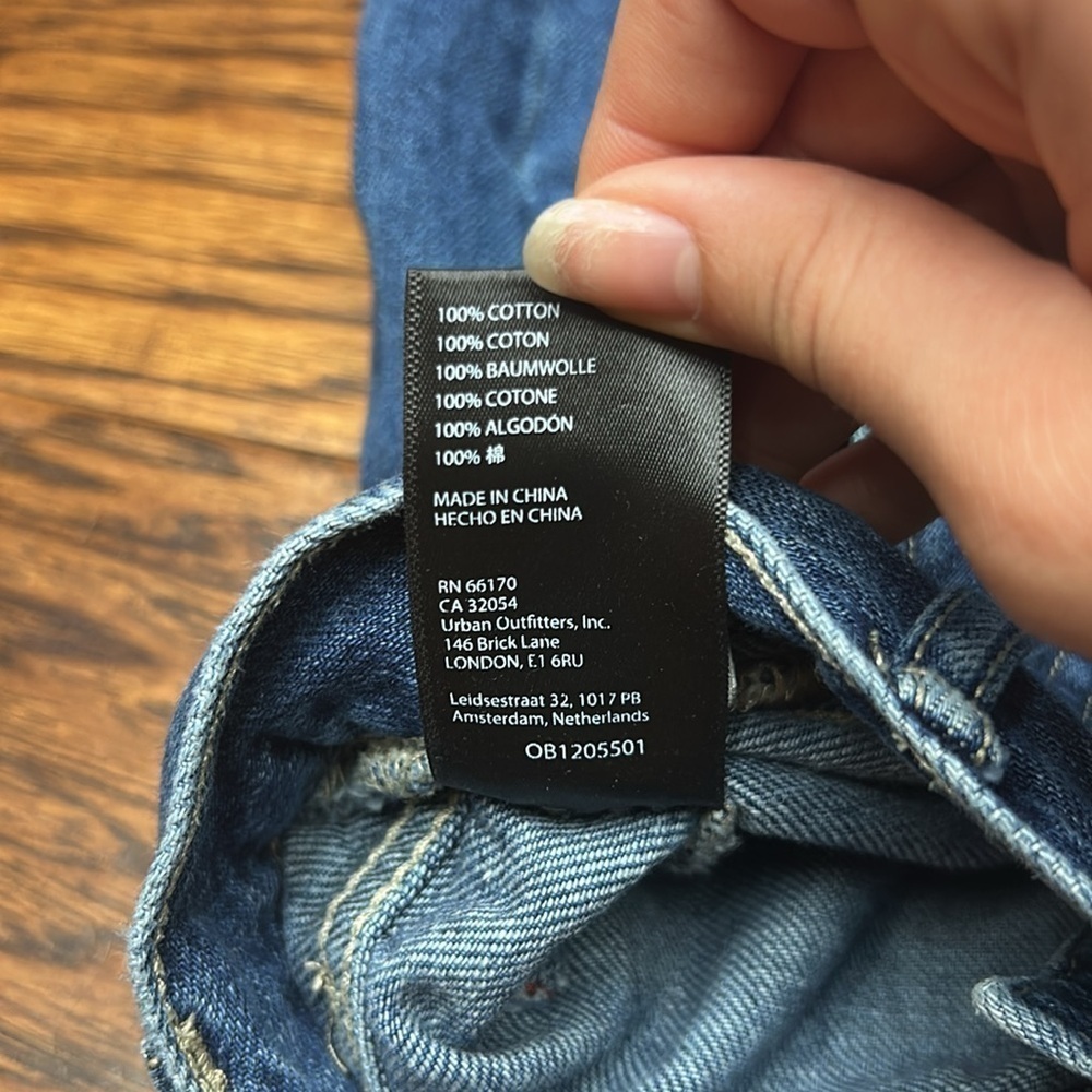 BDG High Waist Baggy Cargo denim jeans - Picture 8 of 10